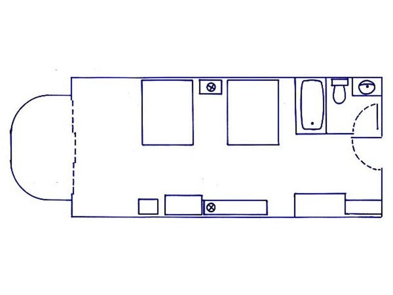 a drawing of a floor plan for a house