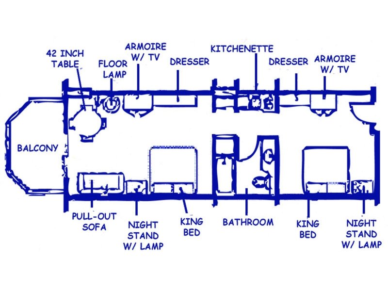 the floor plan for a bedroom and bathroom